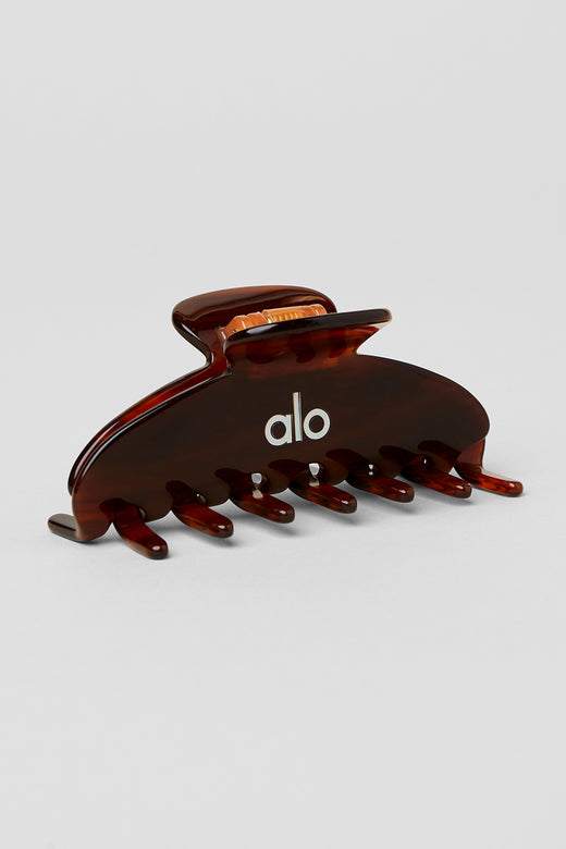 90's Claw Clip Brown Tortoise