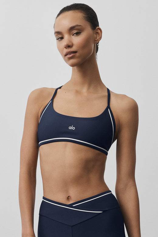 Airlift Trifecta Bra Navy/Blanco